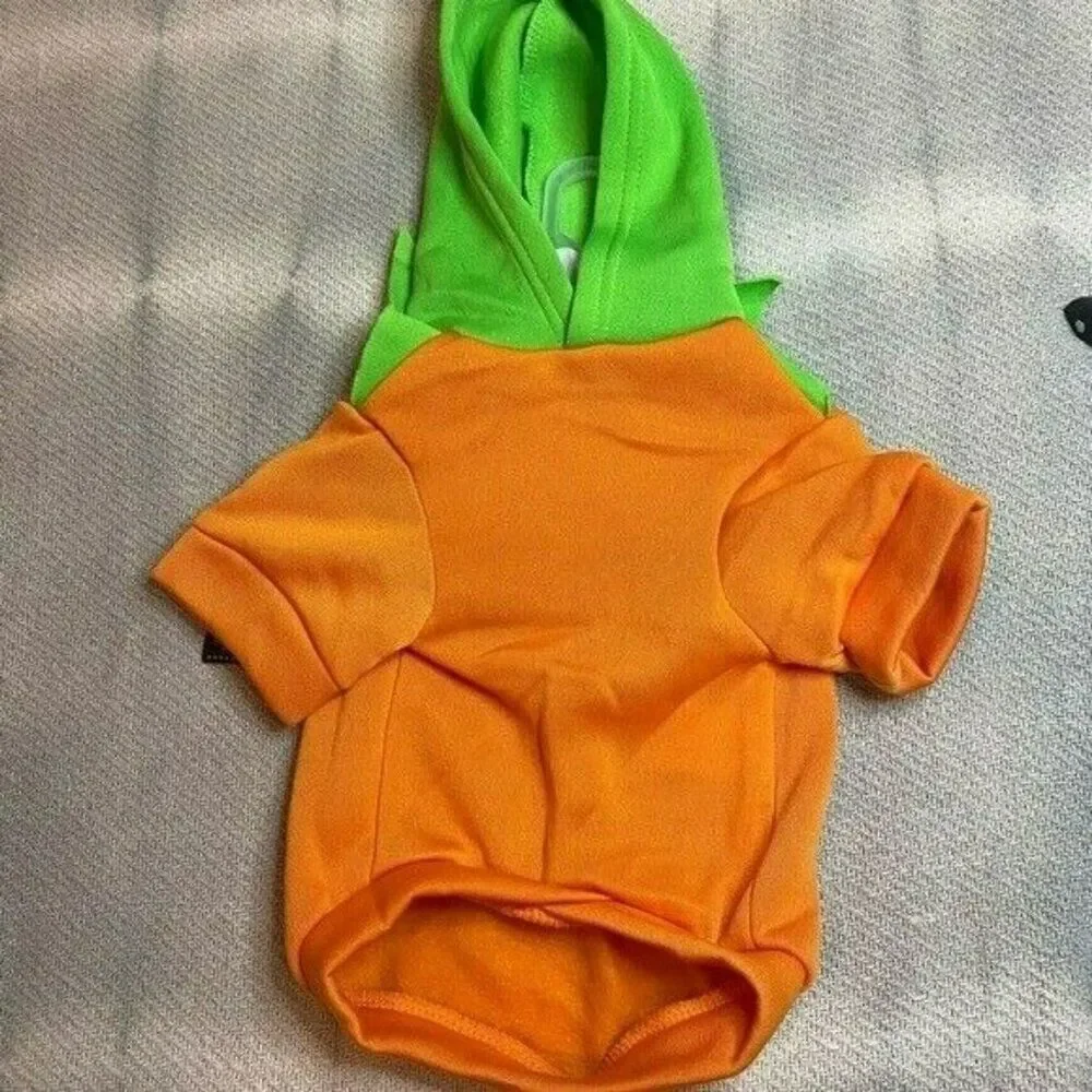 Pumpkin Dog Hoodie Size Medium NWT Pet Puppy Gift Holiday Comfy
